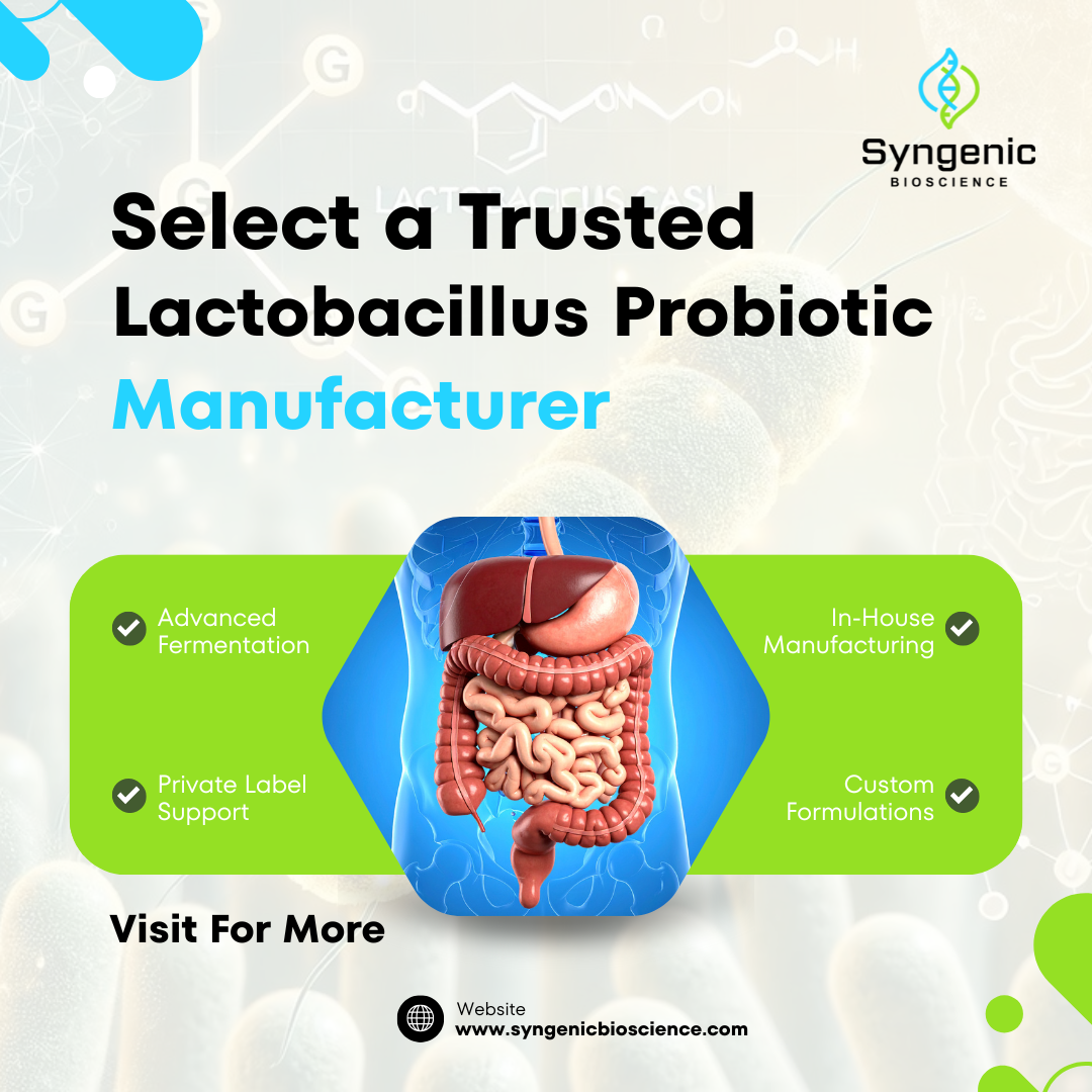 Trusted Lactobacillus Probiotic Manufacturer