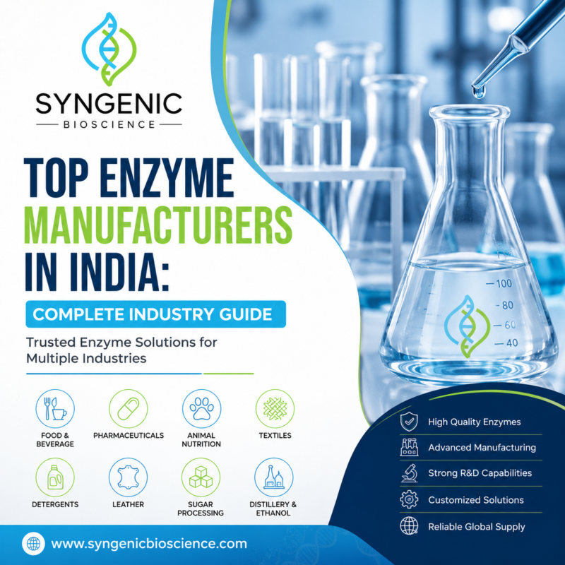 Top Enzyme Manufacturers in India
